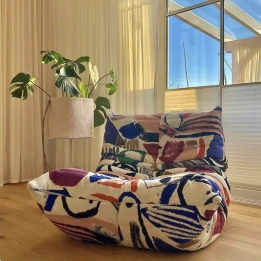 MOMO Graffiti One-Piece Molded Lounge Sofa Chair - alternate view 4