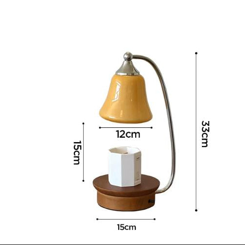 Solid Wood Wax Melt Aromatherapy Lamp