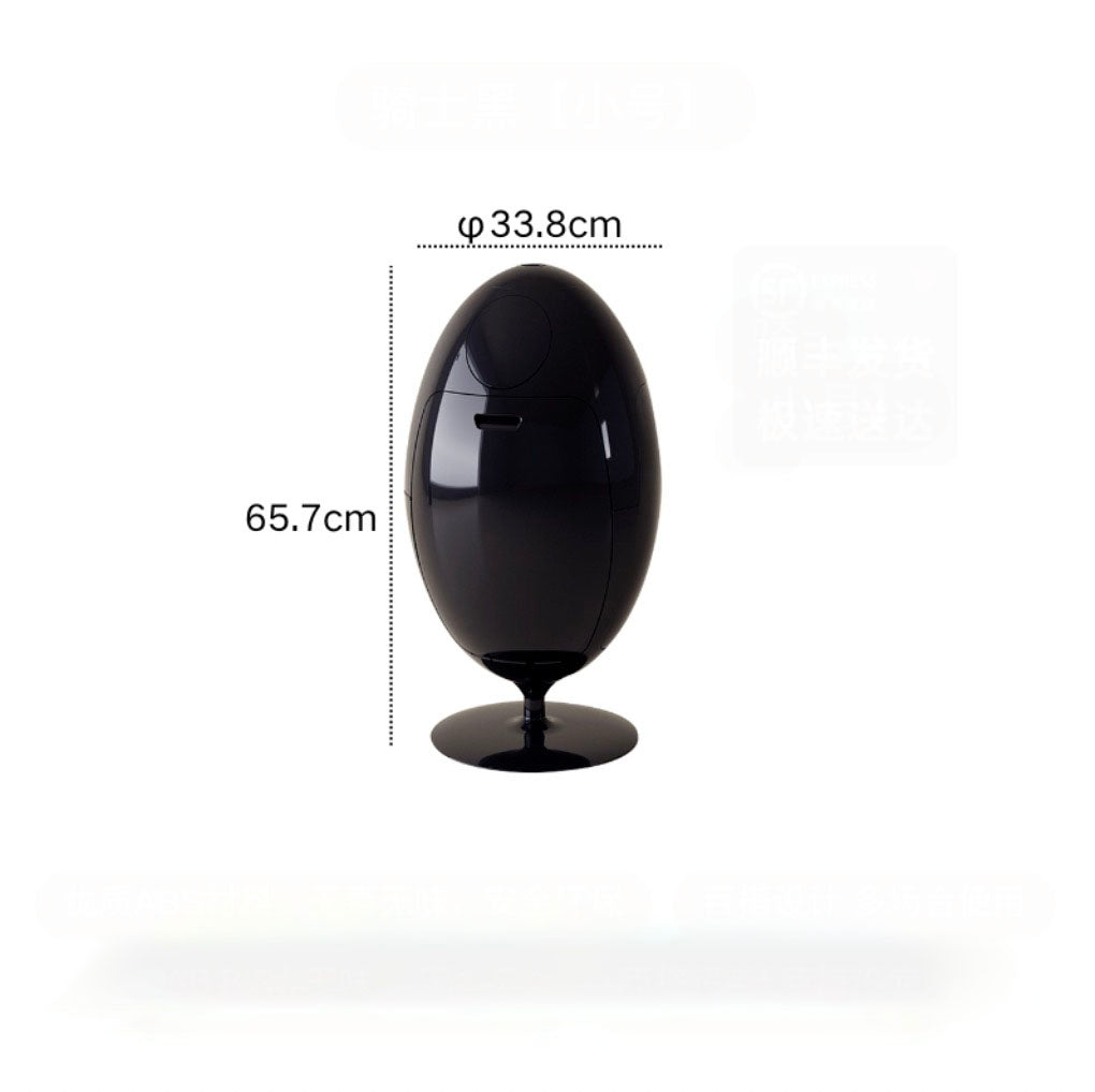 MOMO Dinosaur Egg Trash Can | Sculptural Standing Waste Bin | 2 Sizes - alternate view 7