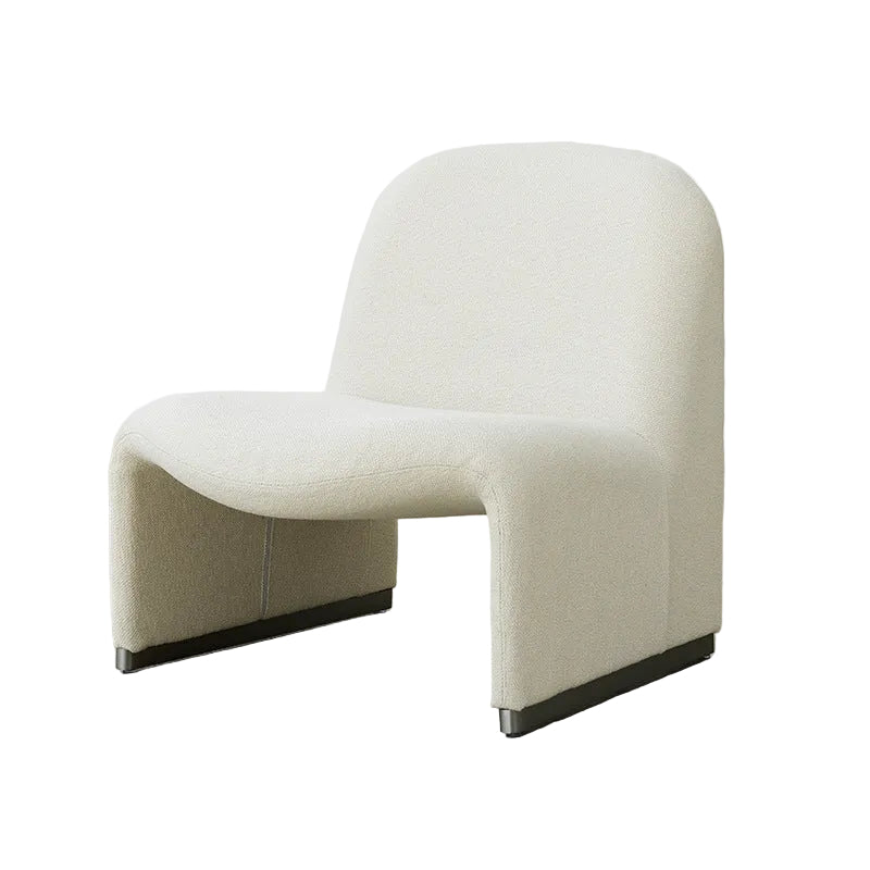 MOMO Hill Sofa Chair | Low-Profile Upholstered Lounge Chair | Bauhaus Accent Armless Chair - alternate view 8