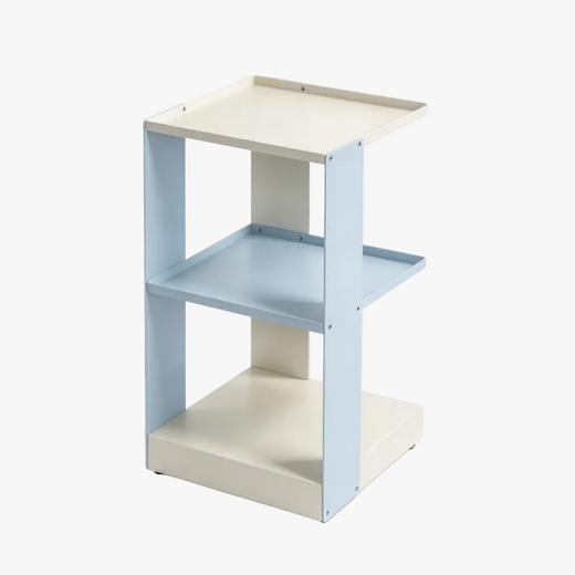 3-Tier Iron Snack Storage Cart with Wheels