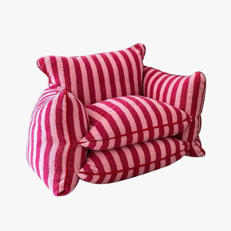 Striped Lazy Sofa with EPP Filling