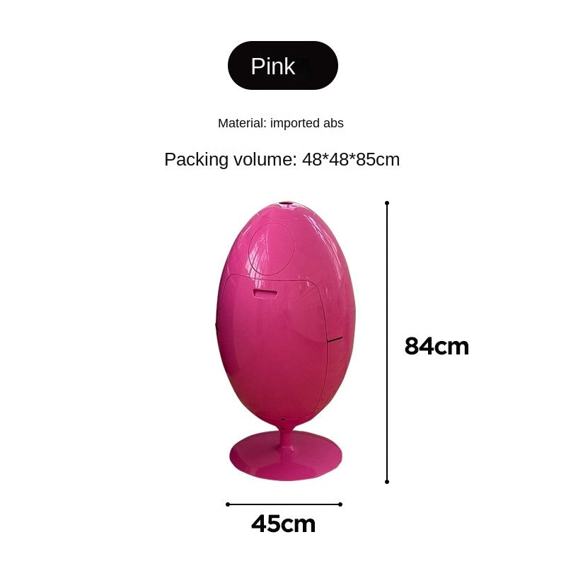 MOMO Dinosaur Egg Trash Can | Sculptural Standing Waste Bin | 2 Sizes - alternate view 16