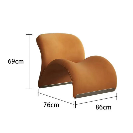 MOMO M-Shape Lounge Chair | Sculptural Foam Single Chair for Living Room & Balcony - alternate view 6