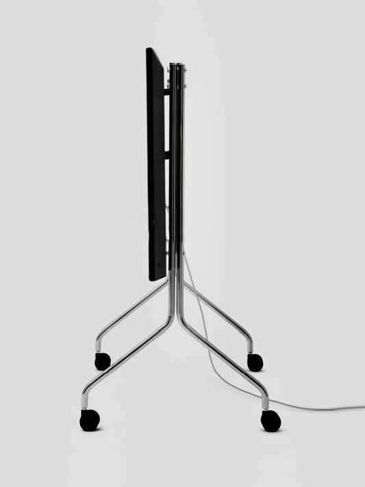 MOMO Stainless Steel Mobile Television Stands | 43–75 Inch Height-Adjustable Rolling Display Stand - alternate view 5