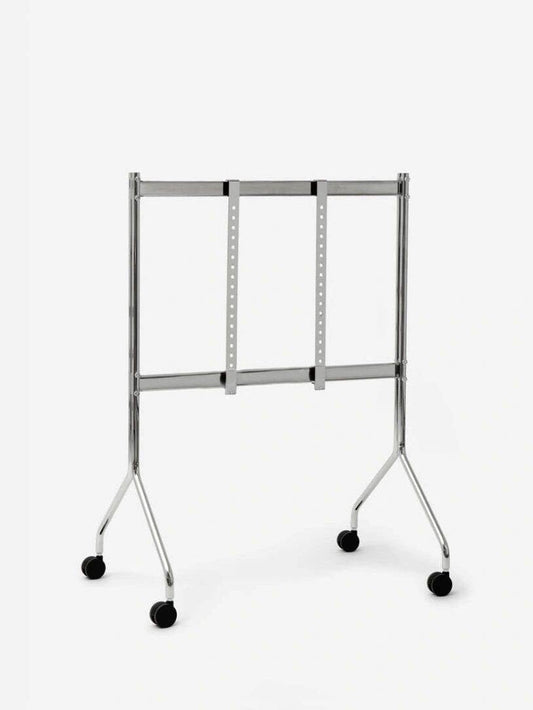 MOMO Stainless Steel Mobile Television Stands | 43–75 Inch Height-Adjustable Rolling Display Stand - alternate view 6