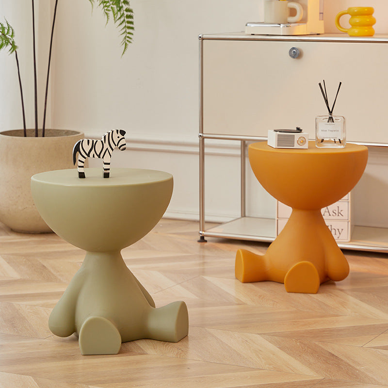 MOMO Sculptural Figure Tea Table | Ceramic Decorative Side Table - alternate view 3