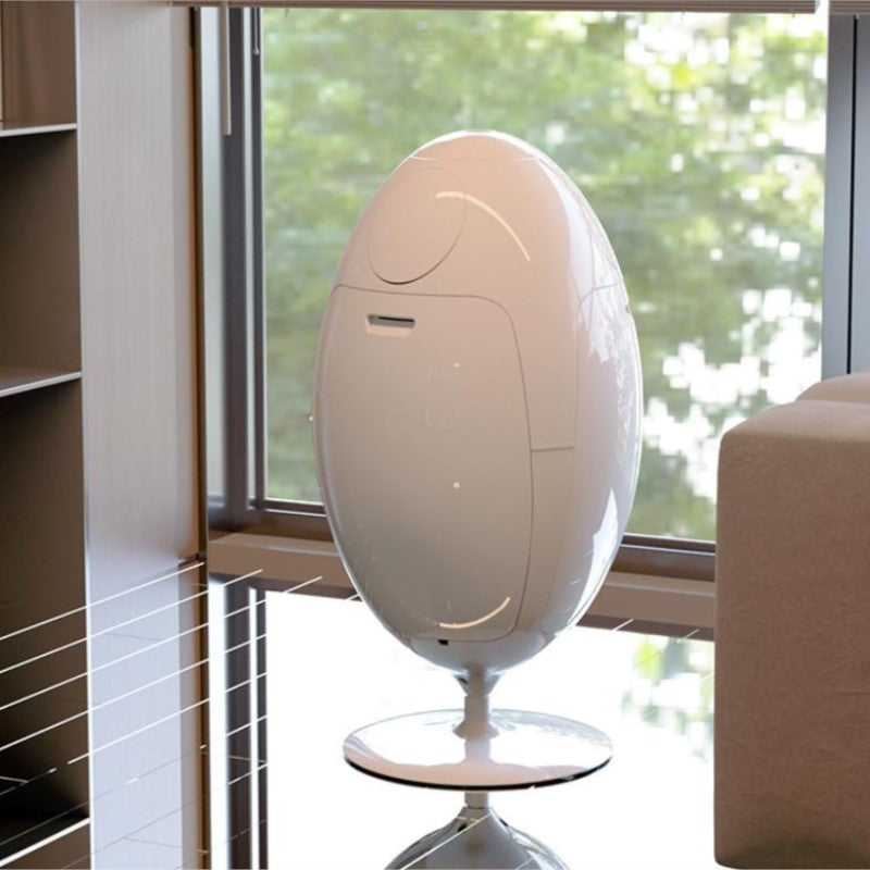 MOMO Dinosaur Egg Trash Can | Sculptural Standing Waste Bin | 2 Sizes - alternate view 6