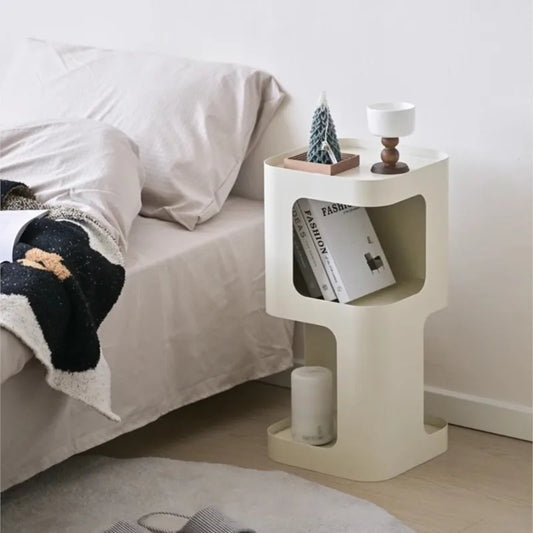MOMO Sculptural Iron Side Cabinet | Open Display Niche | 3 Colors - alternate view 5