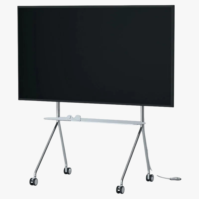 MOMO Stainless Steel Mobile Television Stands | 43–70 Inch | Adjustable VESA 200–600mm Rolling Stand