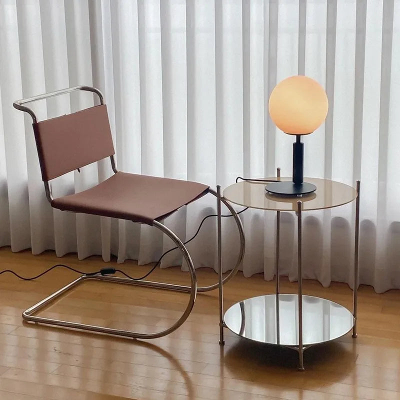 MOMO Bauhaus MR Chair | Cantilever Stainless Steel Dining Chair | Mies van der Rohe-Inspired - alternate view 3