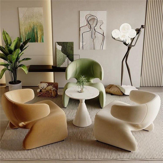 MOMO Leisure Sofa Chair | Sculptural Single Lounge Chair for Living Room & Hotel - alternate view 3