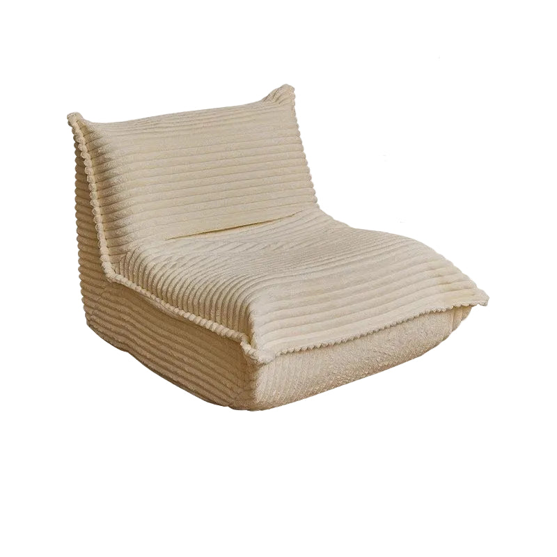 MOMO Caterpillar Sofa | Corduroy Floor Lounge Chair with Ottoman | Lazy Sofa Bed - alternate view 7