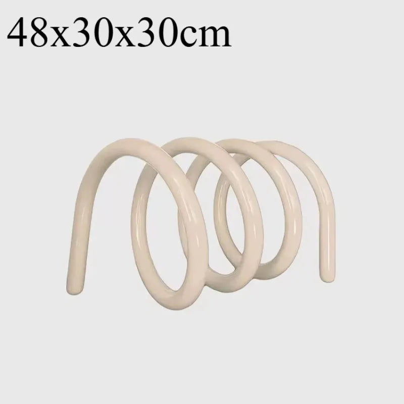 MOMO Metal Book Shelf | Spiral Coil Desktop Organizer | Multi-Color Book Stand - alternate view 7