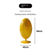 MOMO Dinosaur Egg Trash Can | Sculptural Standing Waste Bin | 2 Sizes - alternate view 17