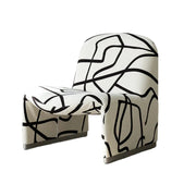 MOMO Hill Sofa Chair | Low-Profile Upholstered Lounge Chair | Bauhaus Accent Armless Chair - alternate view 17