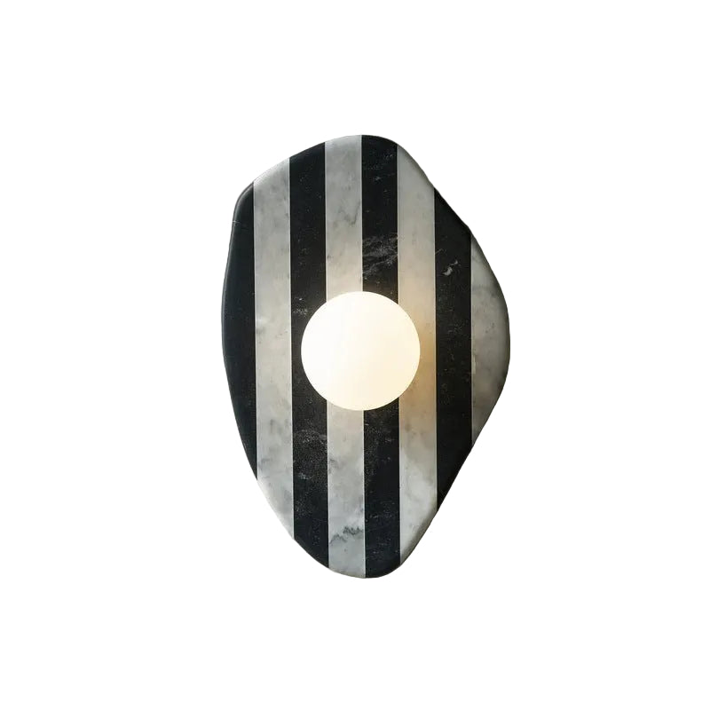 Natural Marble Wall Lamp – Organic Stone Sconce GQ17