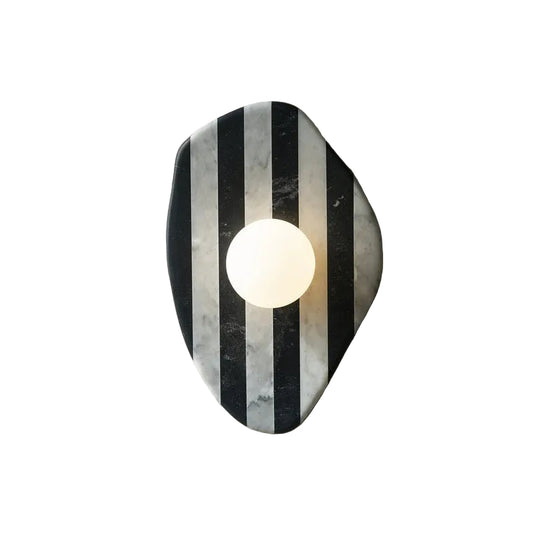 Natural Marble Wall Lamp – Organic Stone Sconce GQ17