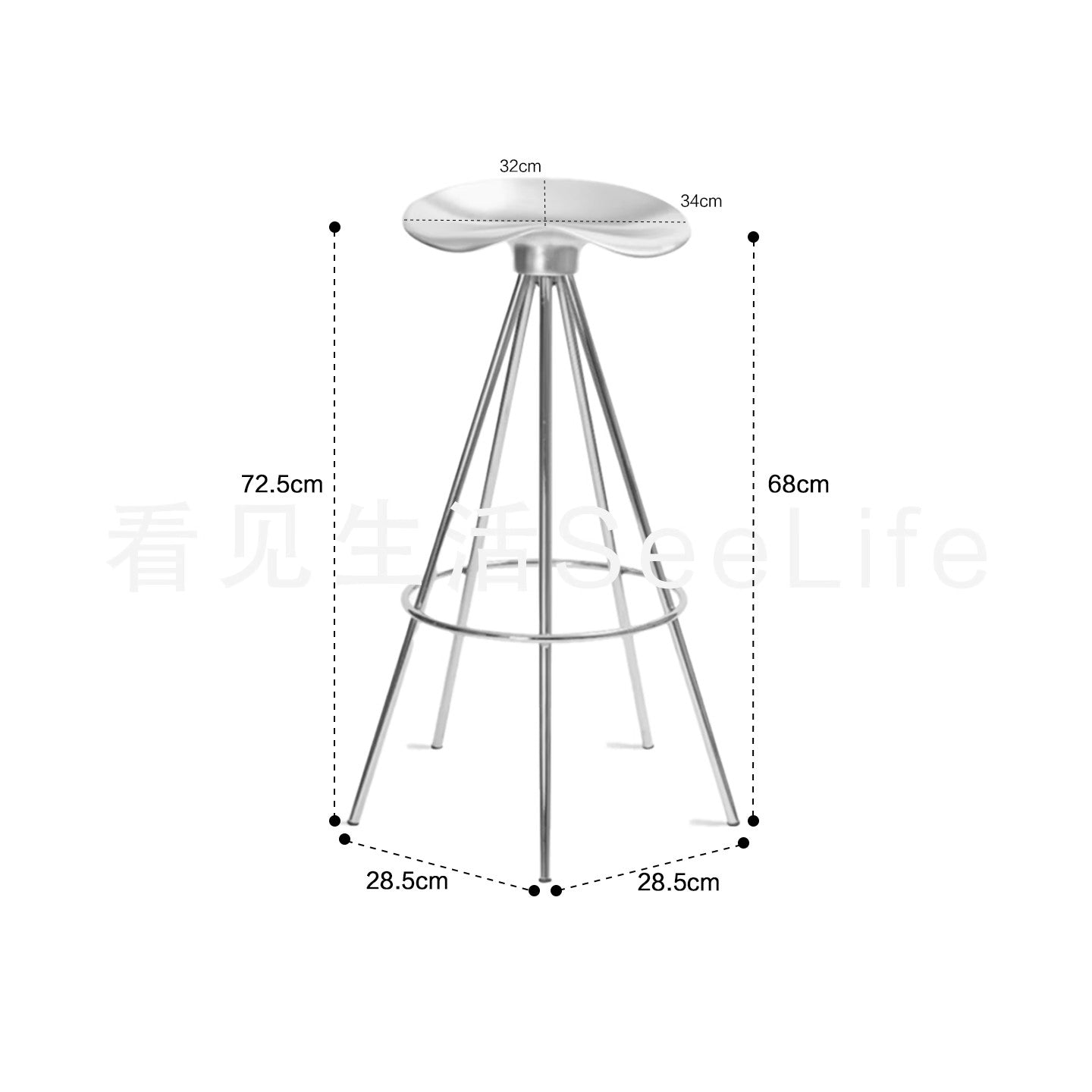 MOMO Jamaica Bar Stool