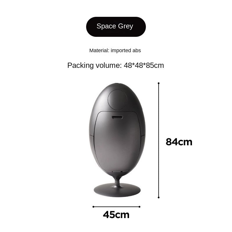 MOMO Dinosaur Egg Trash Can | Sculptural Standing Waste Bin | 2 Sizes - alternate view 19
