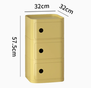 MOMO Storage Bedside Table | Modular Cube Nightstand | 2, 3 or 4 Tier Storage Cabinet - alternate view 18