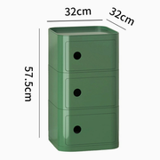 MOMO Storage Bedside Table | Modular Cube Nightstand | 2, 3 or 4 Tier Storage Cabinet - alternate view 20