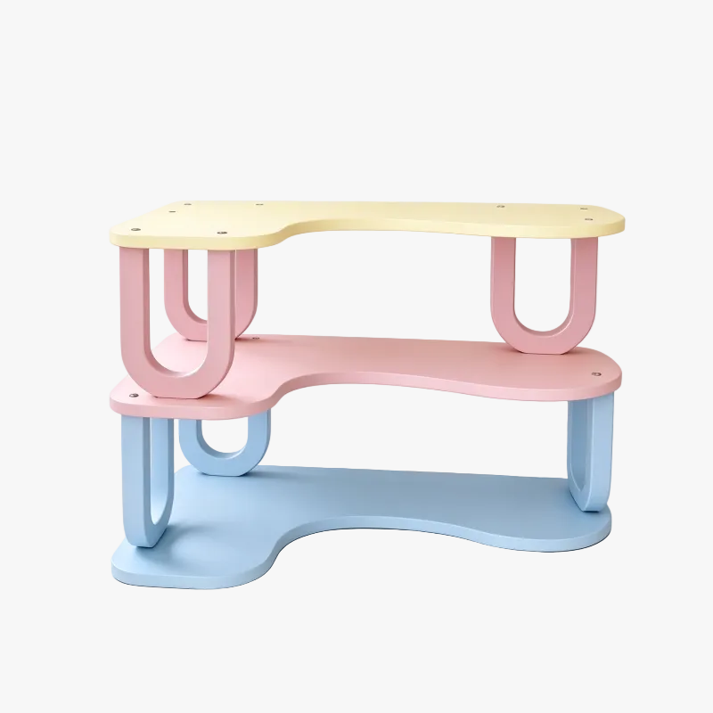 Dopamine L-Shaped Corner Display Rack