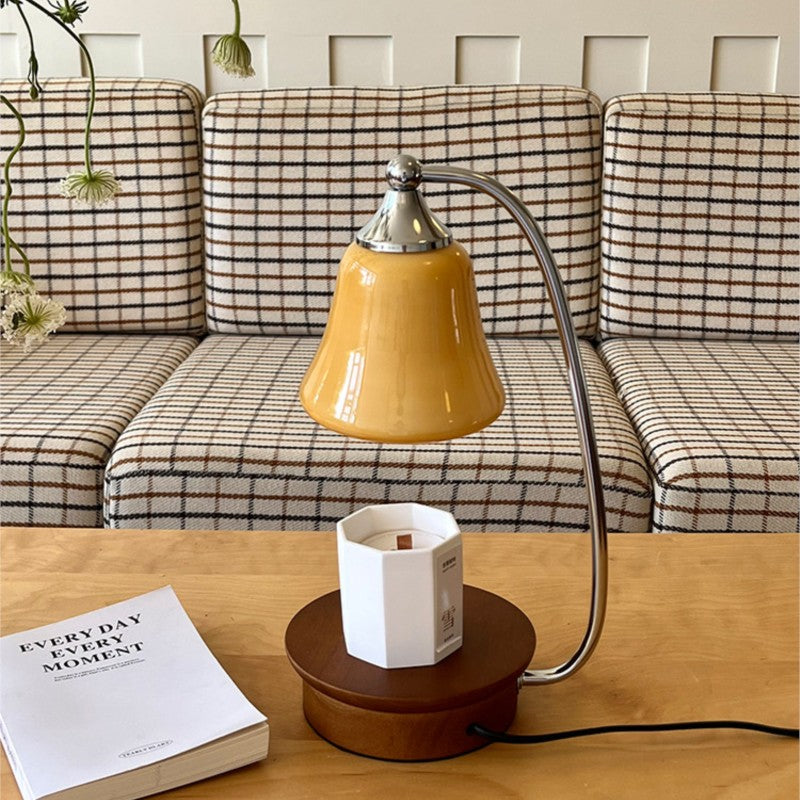 Solid Wood Wax Melt Aromatherapy Lamp
