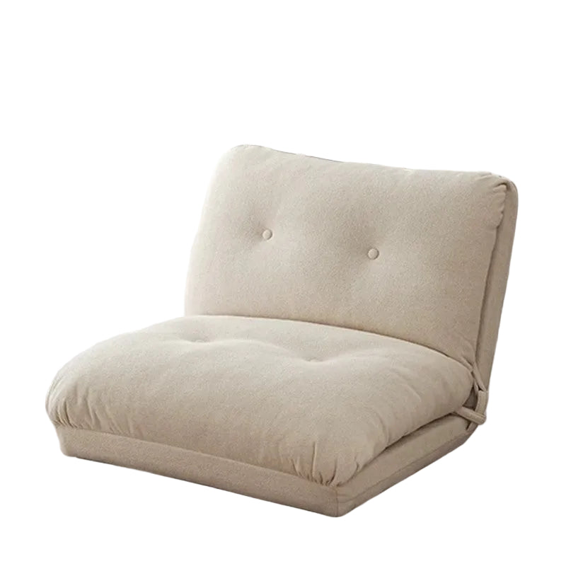 MOMO Folding Lazy Sofa Chair | 42-Level Adjustable Recliner | Plush Floor Lounger - alternate view 9