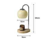 Cream yellow-solid wood base