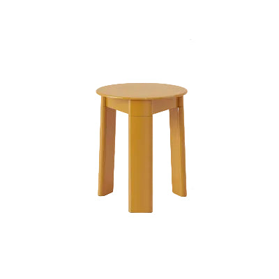MOMO Medieval Small Round Stool | Solid Wood | Nordic Minimalist Accent Stool - alternate view 7