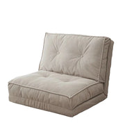 MOMO Folding Dual-Use Lazy Sofa | Floor Sofa Bed | Foldable Corduroy Lounge Chair - alternate view 10
