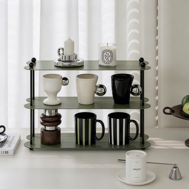Dopamine Multi-Tier Metal Countertop Organizer