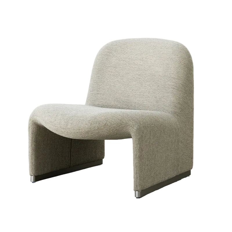 MOMO Hill Sofa Chair | Low-Profile Upholstered Lounge Chair | Bauhaus Accent Armless Chair - alternate view 9