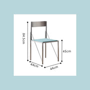 MOMO Stainless Steel Dining Chair | Colorful Minimalist Chair for Dining Room & Kitchen - alternate view 8