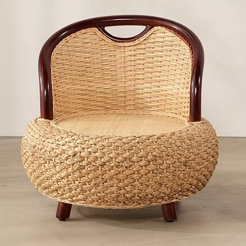 MOMO Rattan Round Stool