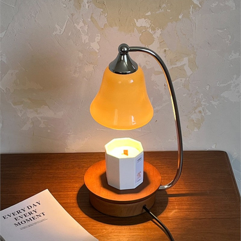 Solid Wood Wax Melt Aromatherapy Lamp
