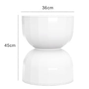 MOMO Creative Coffee Table | Hourglass Side Table | Sculptural Nordic Accent - alternate view 7