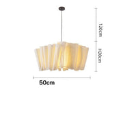 Wabi-Sabi Vintage Ceiling Lamp Fabric Pendant Light-GQ14