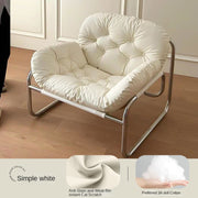 MOMO Single Sofa | Deep-Tufted Lounge Chair with Ottoman | Low-Profile Armchair Set - alternate view 10