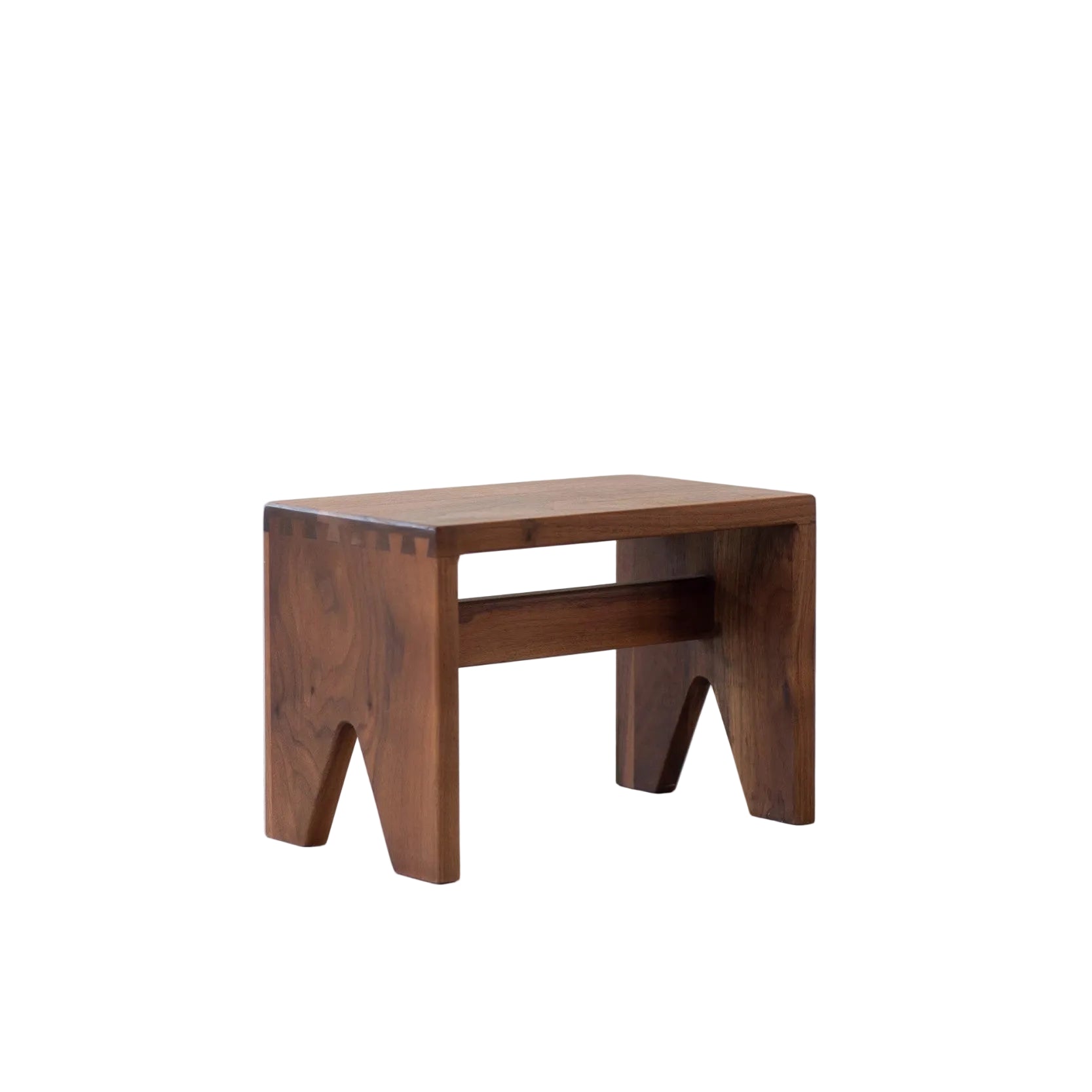 MOMO Solid Wood Swallowtail Stool | Dovetail Joint Low Bench | Handcrafted Shoe-Changing Stool - alternate view 7