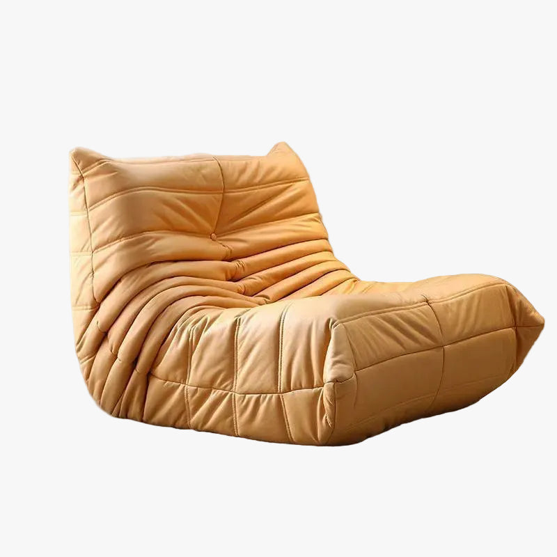 MOMO Caterpillar Lazy Sofa | Floor-Level Lounge Chair for Bedroom & Living Room - alternate view 2