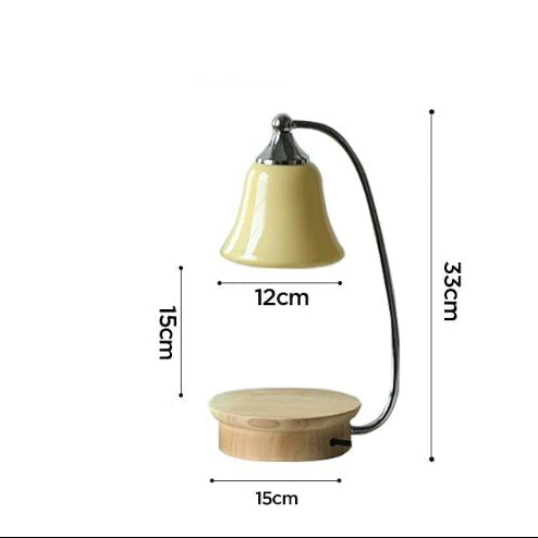 Solid Wood Wax Melt Aromatherapy Lamp