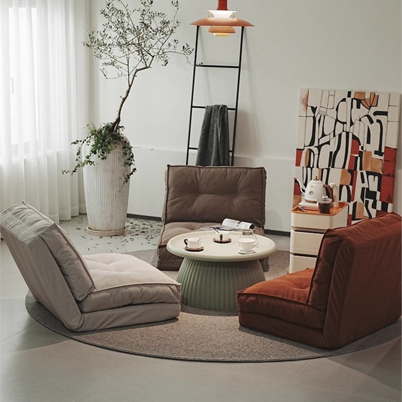 MOMO Folding Dual-Use Lazy Sofa | Floor Sofa Bed | Foldable Corduroy Lounge Chair - alternate view 5