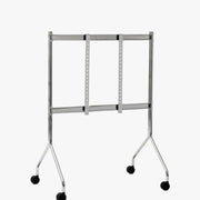 MOMO Stainless Steel Mobile Television Stands | 43–75 Inch Height-Adjustable Rolling Display Stand - alternate view 2
