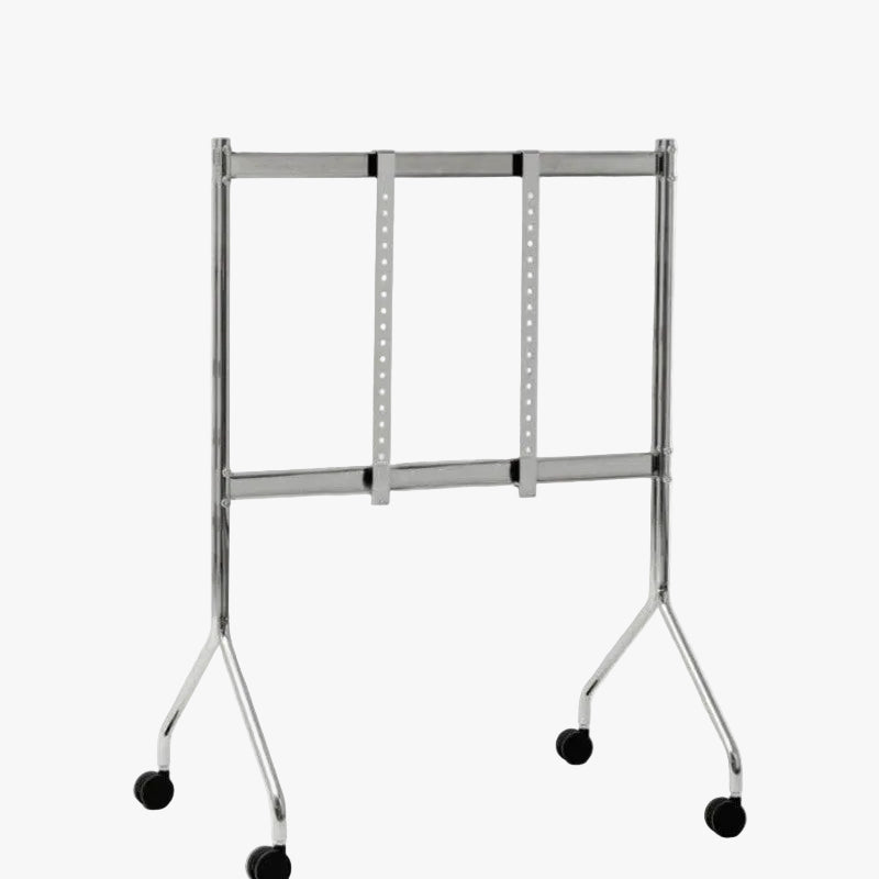 MOMO Stainless Steel Mobile Television Stands | 43–75 Inch Height-Adjustable Rolling Display Stand - alternate view 2