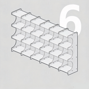 Expandable Aluminum Mug Rack & Display Shelf