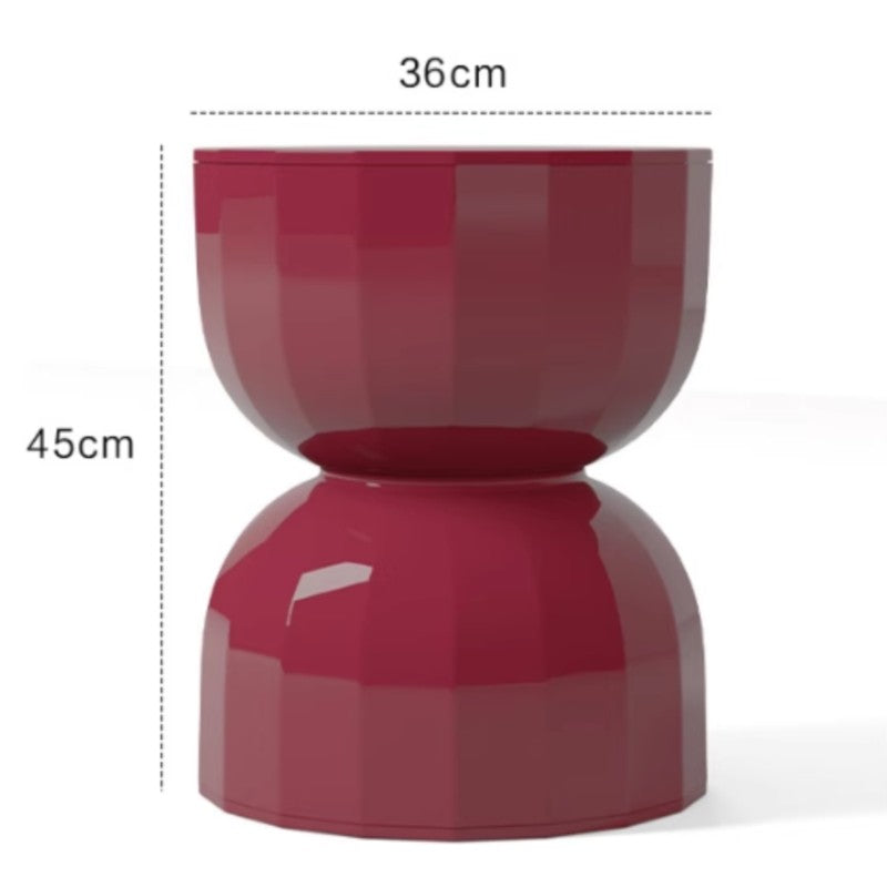 MOMO Creative Coffee Table | Hourglass Side Table | Sculptural Nordic Accent - alternate view 9