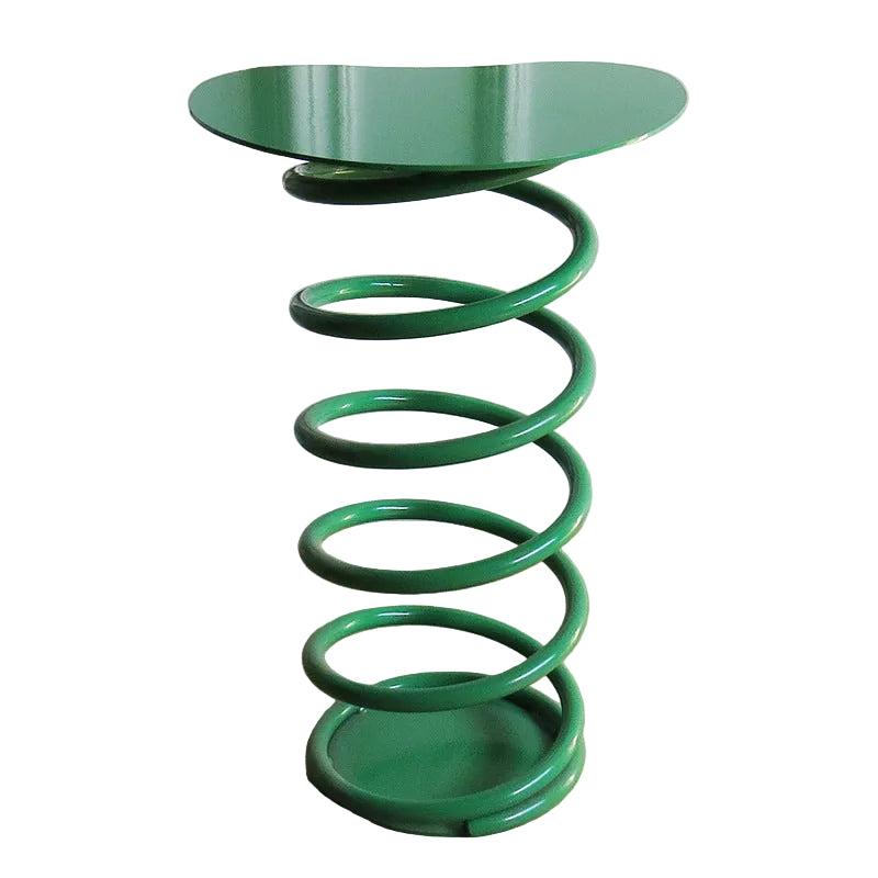 MOMO Spring Side Table | Sculptural Coil Steel Base with Organic Tabletop - alternate view 5