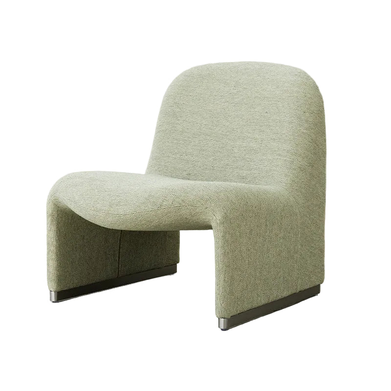 MOMO Hill Sofa Chair | Low-Profile Upholstered Lounge Chair | Bauhaus Accent Armless Chair - alternate view 10